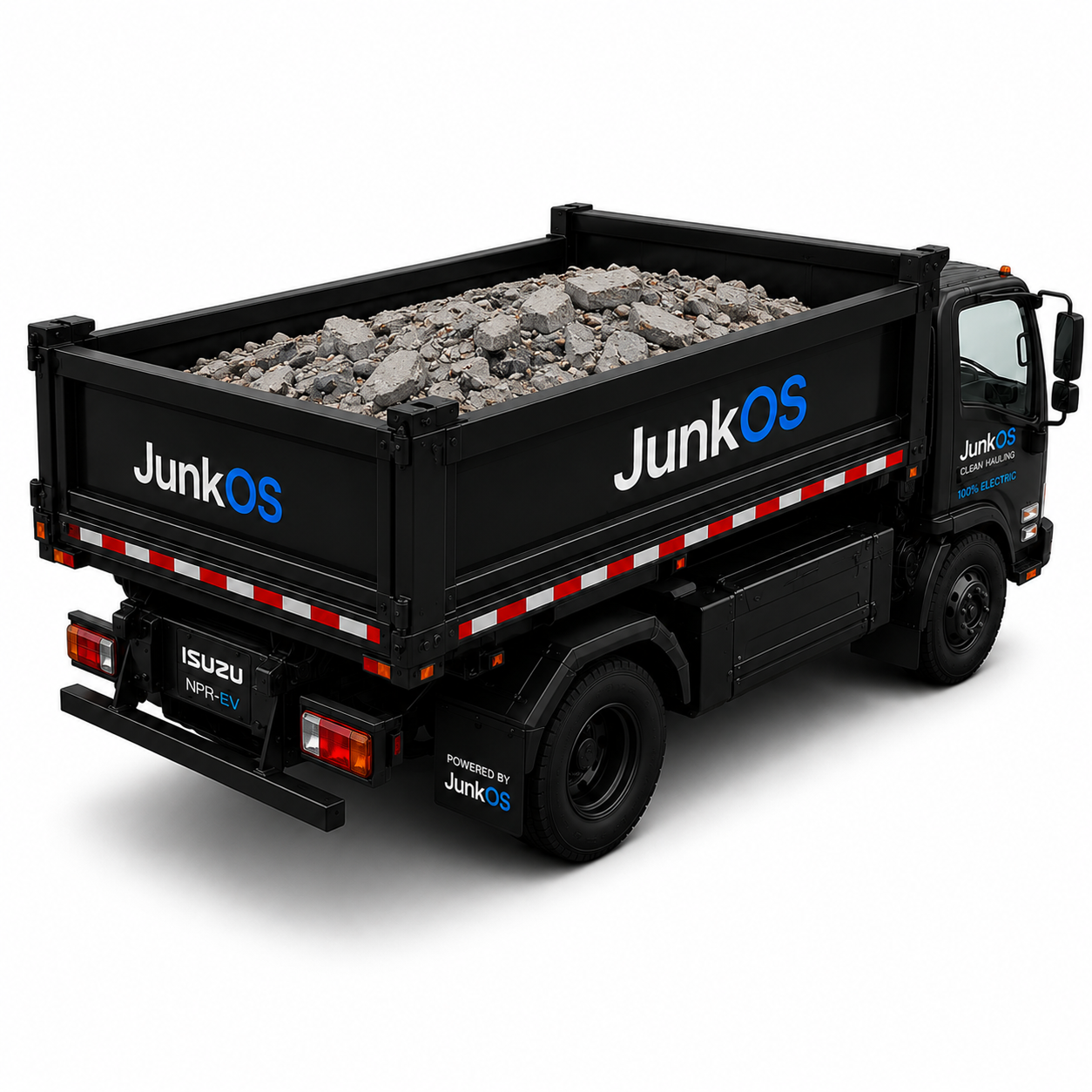 Concrete rubble, broken chunks — per cubic foot